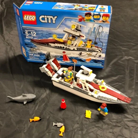 Lego Toys Lego 647 Fishing Boat Poshmark